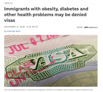 <b>美签新规（卡胖子版）：肥胖症及其他疾病或将</b>